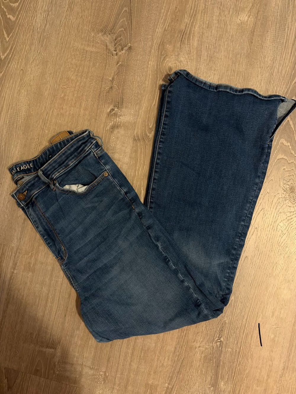 American Eagle Outfitters Women’s Dark Indigo Flare Jeans